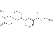 N-ethyl-2-(8-ethyl-9-oxo-2,8-diazaspiro[5.5]undec-2-yl)isonicotinamide