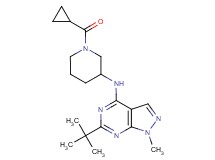 6-tert-butyl-N-[1-(cyclopropylcarbonyl)-3-piperidinyl]-1-methyl-1H-pyrazolo[3,4-d]pyrimidin-4-amine
