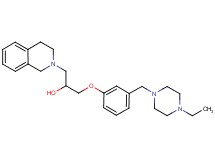 1-(3,4-dihydro-2(1H)-isoquinolinyl)-3-{3-[(4-ethyl-1-piperazinyl)methyl]phenoxy}-2-propanol