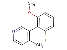 3-(2-fluoro-6-methoxyphenyl)-4-methylpyridine