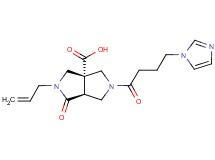(3aS*,6aS*)-2-allyl-5-[4-(1H-imidazol-1-yl)butanoyl]-1-oxohexahydropyrrolo[3,4-c]pyrrole-3a(1H)-carboxylic acid