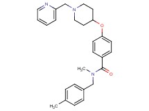 N-methyl-N-(4-methylbenzyl)-4-{[1-(2-pyridinylmethyl)-4-piperidinyl]oxy}benzamide