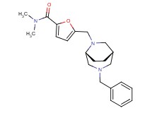 5-{[(1S*,5R*)-3-benzyl-3,6-diazabicyclo[3.2.2]non-6-yl]methyl}-N,N-dimethyl-2-furamide