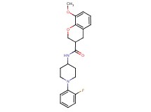 N-[1-(2-fluorophenyl)-4-piperidinyl]-8-methoxy-3-chromanecarboxamide