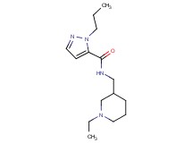 N-[(1-ethylpiperidin-3-yl)methyl]-1-propyl-1H-pyrazole-5-carboxamide