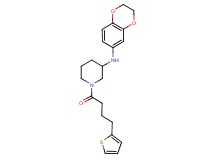 N-(2,3-dihydro-1,4-benzodioxin-6-yl)-1-[4-(2-thienyl)butanoyl]-3-piperidinamine