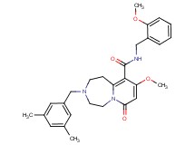 3-(3,5-dimethylbenzyl)-9-methoxy-N-(2-methoxybenzyl)-7-oxo-1,2,3,4,5,7-hexahydropyrido[1,2-d][1,4]diazepine-10-carboxamide