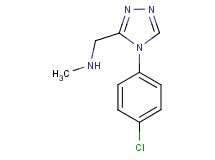1-[4-(4-chlorophenyl)-4H-1,2,4-triazol-3-yl]-N-methylmethanamine