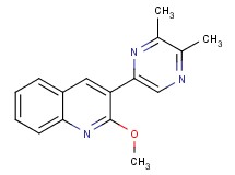 3-(5,6-dimethylpyrazin-2-yl)-2-methoxyquinoline