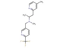 N-methyl-1-(4-methylpyridin-2-yl)-N-{[6-(trifluoromethyl)pyridin-3-yl]methyl}propan-2-amine