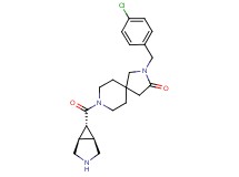 8-[rel-(1R,5S,6r)-3-azabicyclo[3.1.0]hex-6-ylcarbonyl]-2-(4-chlorobenzyl)-2,8-diazaspiro[4.5]decan-3-one hydrochloride