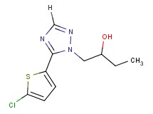 1-[5-(5-chloro-2-thienyl)-1H-1,2,4-triazol-1-yl]butan-2-ol