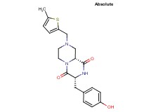 (3R,9aR)-3-(4-hydroxybenzyl)-8-[(5-methyl-2-thienyl)methyl]tetrahydro-2H-pyrazino[1,2-a]pyrazine-1,4(3H,6H)-dione