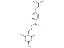 N-[2-(4,6-dimethyl-2-oxopyrimidin-1(2H)-yl)ethyl]-4-[(2-methylprop-2-en-1-yl)oxy]benzamide
