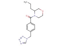 3-propyl-4-[4-(1H-tetrazol-1-ylmethyl)benzoyl]morpholine