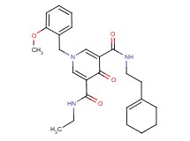 N-[2-(1-cyclohexen-1-yl)ethyl]-N'-ethyl-1-(2-methoxybenzyl)-4-oxo-1,4-dihydro-3,5-pyridinedicarboxamide