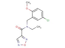 N-(5-chloro-2-methoxybenzyl)-N-ethyl-1,2,5-oxadiazole-3-carboxamide