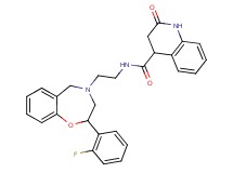 N-{2-[2-(2-fluorophenyl)-2,3-dihydro-1,4-benzoxazepin-4(5H)-yl]ethyl}-2-oxo-1,2,3,4-tetrahydro-4-quinolinecarboxamide