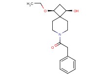 (1R*,3S*)-3-ethoxy-7-(phenylacetyl)-7-azaspiro[3.5]nonan-1-ol