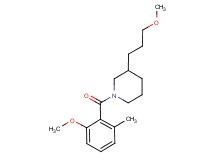 1-(2-methoxy-6-methylbenzoyl)-3-(3-methoxypropyl)piperidine