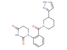1-(2-{[3-(1H-pyrazol-3-yl)piperidin-1-yl]carbonyl}phenyl)dihydropyrimidine-2,4(1H,3H)-dione