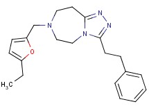 7-[(5-ethyl-2-furyl)methyl]-3-(2-phenylethyl)-6,7,8,9-tetrahydro-5H-[1,2,4]triazolo[4,3-d][1,4]diazepine