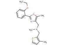1-[2-(2-ethoxyphenyl)-5-methyl-1,3-oxazol-4-yl]-N-methyl-N-[(3-methyl-2-thienyl)methyl]methanamine