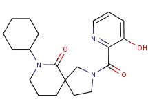 7-cyclohexyl-2-[(3-hydroxypyridin-2-yl)carbonyl]-2,7-diazaspiro[4.5]decan-6-one