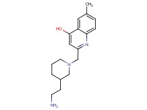 2-{[3-(2-aminoethyl)-1-piperidinyl]methyl}-6-methyl-4-quinolinol dihydrochloride