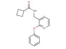 N-[(2-phenoxy-3-pyridinyl)methyl]cyclobutanecarboxamide