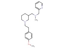 ({1-[2-(4-methoxyphenyl)ethyl]-3-piperidinyl}methyl)methyl(2-pyridinylmethyl)amine
