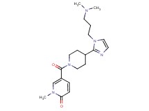 5-[(4-{1-[3-(dimethylamino)propyl]-1H-imidazol-2-yl}piperidin-1-yl)carbonyl]-1-methylpyridin-2(1H)-one