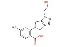 2-[1-(2-hydroxyethyl)-4,6-dihydropyrrolo[3,4-c]pyrazol-5(1H)-yl]-6-methylnicotinic acid