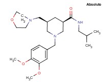(3R,5S)-1-(3,4-dimethoxybenzyl)-N-isobutyl-5-(4-morpholinylmethyl)-3-piperidinecarboxamide