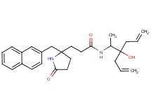 N-(2-allyl-2-hydroxy-1-methyl-4-penten-1-yl)-3-[2-(2-naphthylmethyl)-5-oxo-2-pyrrolidinyl]propanamide