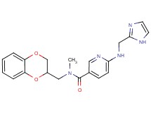 N-(2,3-dihydro-1,4-benzodioxin-2-ylmethyl)-6-[(1H-imidazol-2-ylmethyl)amino]-N-methylnicotinamide