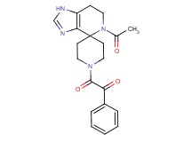 2-(5-acetyl-1,5,6,7-tetrahydro-1'H-spiro[imidazo[4,5-c]pyridine-4,4'-piperidin]-1'-yl)-2-oxo-1-phenylethanone