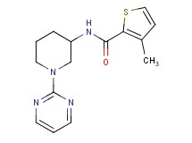 3-methyl-N-[1-(2-pyrimidinyl)-3-piperidinyl]-2-thiophenecarboxamide