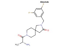 8-D-alanyl-2-(3,5-difluorobenzyl)-2,8-diazaspiro[4.5]decan-3-one hydrochloride
