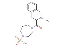 2-methyl-3-{[4-(methylsulfonyl)-1,4-diazepan-1-yl]carbonyl}-1,2,3,4-tetrahydroisoquinoline