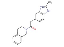 2-[(2-methyl-1H-benzimidazol-5-yl)acetyl]-1,2,3,4-tetrahydroisoquinoline