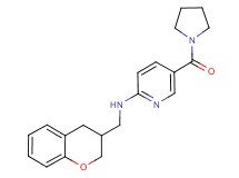 N-(3,4-dihydro-2H-chromen-3-ylmethyl)-5-(pyrrolidin-1-ylcarbonyl)pyridin-2-amine