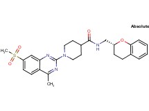N-[(2R)-3,4-dihydro-2H-chromen-2-ylmethyl]-1-[4-methyl-7-(methylsulfonyl)-2-quinazolinyl]-4-piperidinecarboxamide