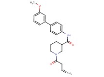 1-(3-butenoyl)-N-(3'-methoxy-4-biphenylyl)-3-piperidinecarboxamide
