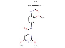 N-{4-[(2,2-dimethylpropanoyl)amino]-3-methoxyphenyl}-2,6-dimethoxypyrimidine-4-carboxamide