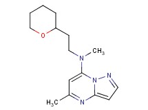 N,5-dimethyl-N-[2-(tetrahydro-2H-pyran-2-yl)ethyl]pyrazolo[1,5-a]pyrimidin-7-amine