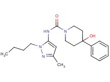 N-(1-butyl-3-methyl-1H-pyrazol-5-yl)-4-hydroxy-4-phenylpiperidine-1-carboxamide