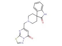 1'-[(5-oxo-5H-[1,3,4]thiadiazolo[3,2-a]pyrimidin-7-yl)methyl]spiro[indole-3,4'-piperidin]-2(1H)-one