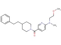 N-(2-methoxyethyl)-N-methyl-5-{[4-(2-phenylethyl)piperidin-1-yl]carbonyl}pyridin-2-amine