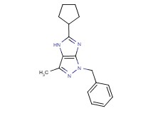 1-benzyl-5-cyclopentyl-3-methyl-1,4-dihydroimidazo[4,5-c]pyrazole